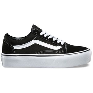 Vans Old Skool Platform Sneaker Black Size 5.5 Wom
